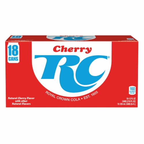 RC Cherry Cola Soda Perspective: back