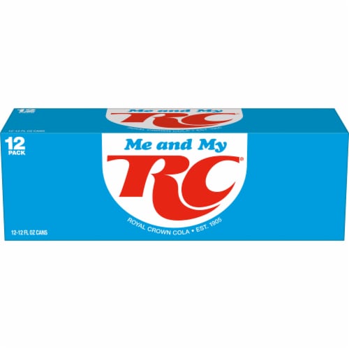 RC® Cola Soda Cans Perspective: back