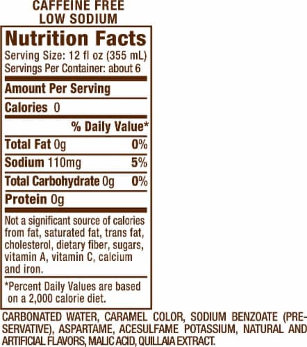 A&W® Root Beer Zero Sugar Soda Bottle Perspective: back