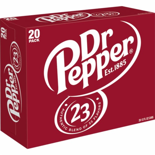 Dr Pepper Soda Perspective: back