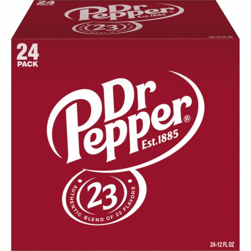 Dr Pepper® Soda Cans Perspective: back