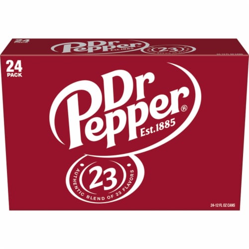 Dr Pepper® Soda Cans Perspective: back