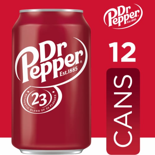 Dr Pepper Soda Cans Perspective: back