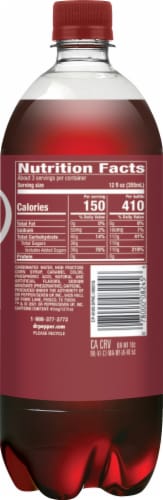 Dr Pepper® Soda Perspective: back