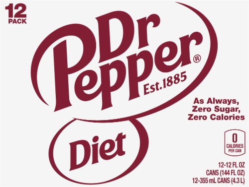 Diet Dr Pepper Soda Perspective: back