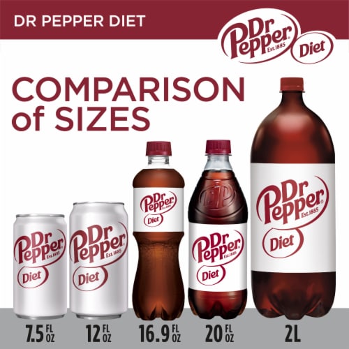 Diet Dr Pepper Soda Cans