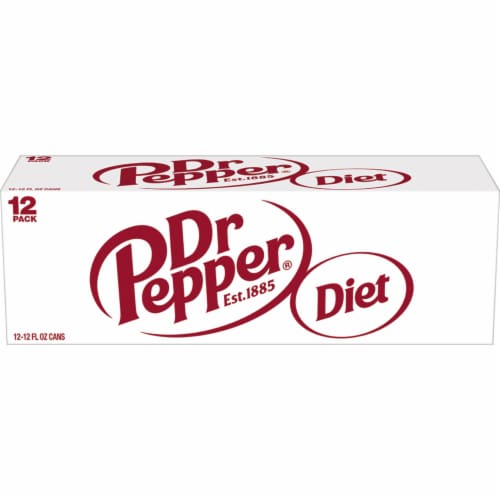 Diet Dr Pepper® Soda Cans Perspective: back