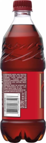 Dr Pepper Cherry Vanilla Soda Perspective: back
