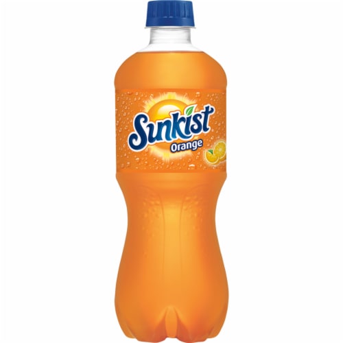 Sunkist® Orange Soda Bottle Perspective: back