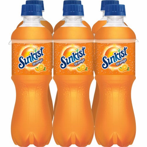 Sunkist® Orange Soda Bottles Perspective: back