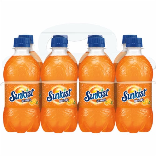 Sunkist® Orange Soda Bottles Perspective: back