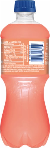 Sunkist Peach Soda Perspective: back