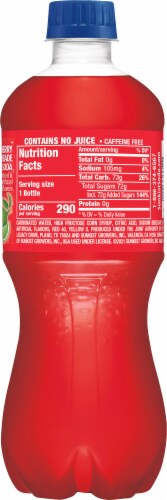 Sunkist® Cherry Limeade Soda Perspective: back