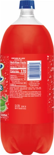 Sunkist® Cherry Limeade Soda Bottle Perspective: back