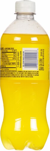 Sunkist® Pineapple Soda Bottle Perspective: back