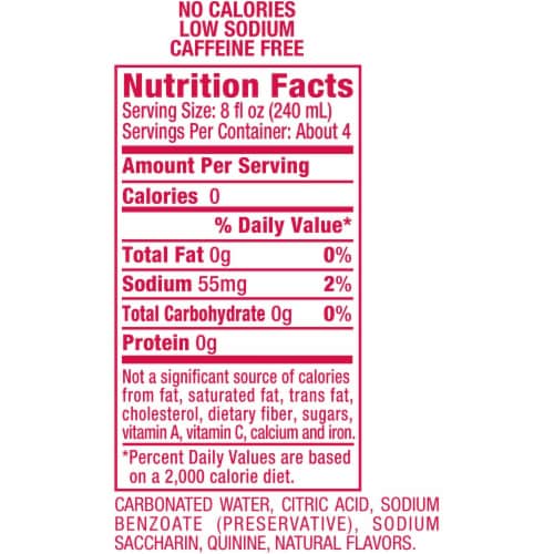 Canada Dry® Diet Tonic Water Perspective: back