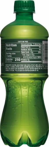 Canada Dry® Ginger Ale Soda Bottle Perspective: back