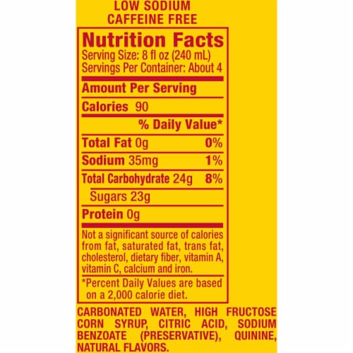 Canada Dry® Tonic Water Perspective: back