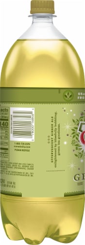 Canda Dry Sparkling Green Tea Ginger Ale Perspective: back