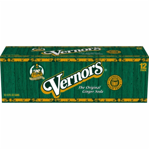 Vernors® Ginger Soda Cans Perspective: back