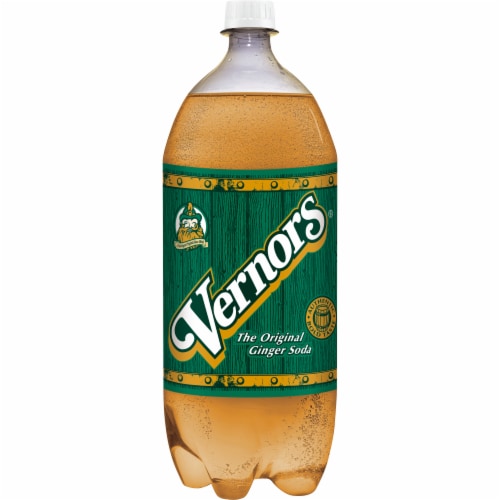 Vernors® Ginger Soda Bottle Perspective: back