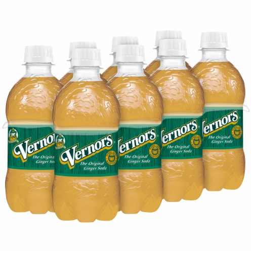 Vernors Ginger Soda Bottles Perspective: back