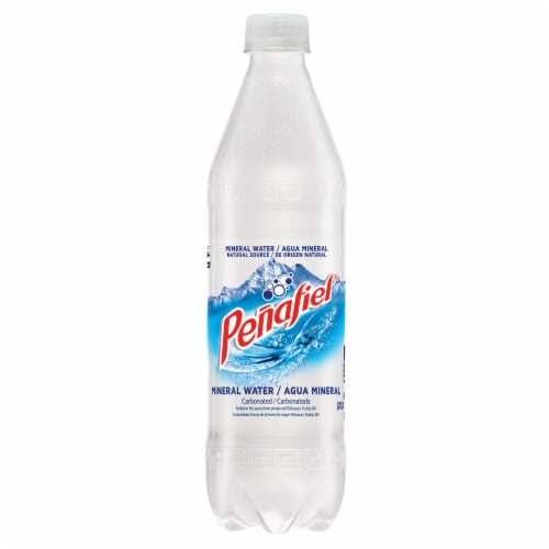Peñafiel Mineral Spring Bottled Water Perspective: back
