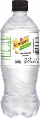 Schweppes Lemon Lime Sparkling Seltzer Water Perspective: back
