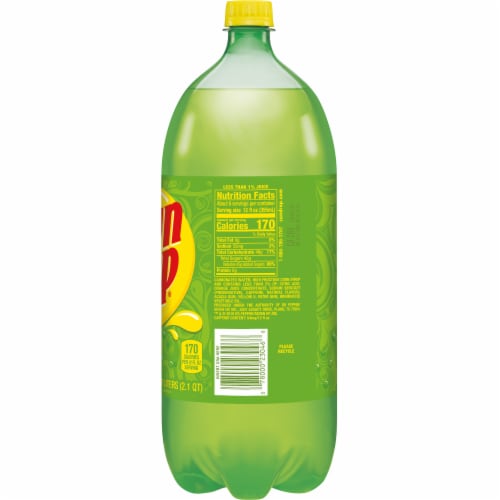 Sun Drop® Citrus Soda Bottle Perspective: back