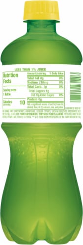 Sun Drop® Diet Citrus Soda Bottle Perspective: back