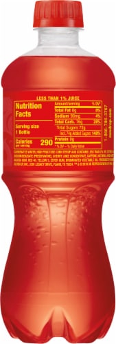 Sun Drop Diet Cherry Lemon Soda Perspective: back