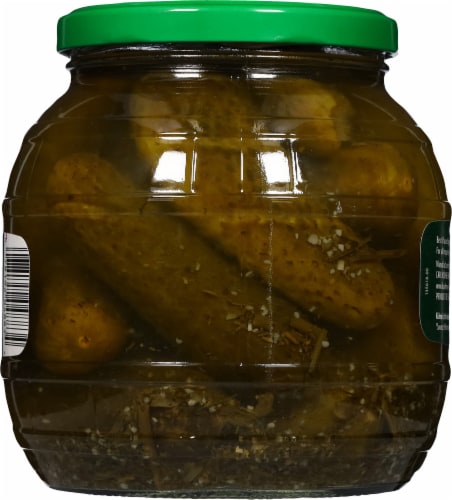 Kuhne Kosher Garlic Barrel Pickles Perspective: back