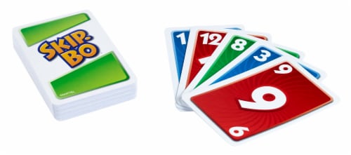 Mattel Skip-Bo Card Game Perspective: back