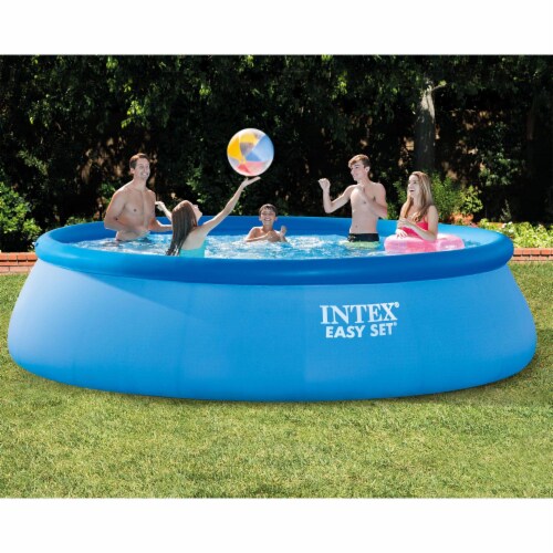 Intex® Easy Set Inflatable Swimming Pool Perspective: back