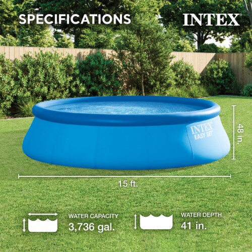 above ground pool with inflatable ring