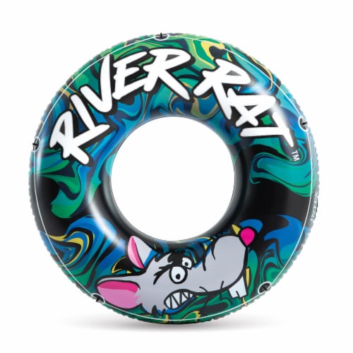 INTEX River Rat Inflatable Floating Tube Raft - 68209E Perspective: back
