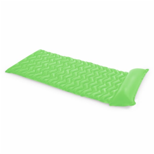 Intex Tote 'N Float Wave Mat Floating Swimming Pool Lounger, 1 Pc, Color Varies Perspective: back