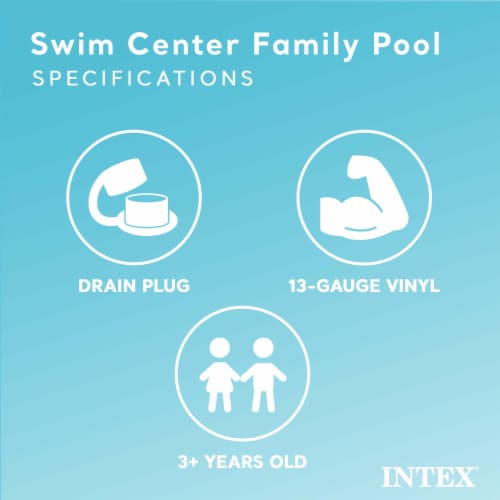 The Wet Set Family Pool 120" Perspective: back
