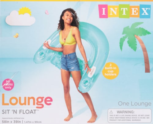 Intex Sit n Float Adult Water Lounger - Assorted Perspective: back