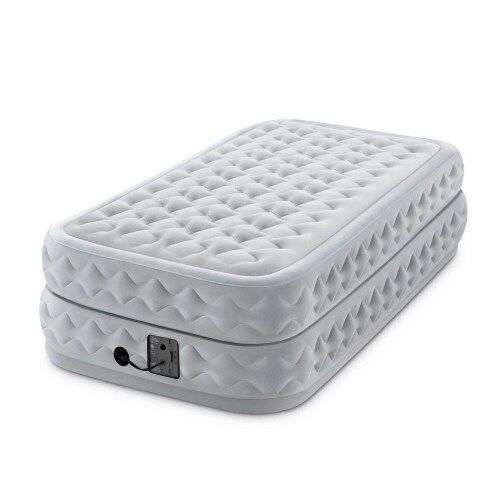 Intex Supreme Air Flow Raised Air Bed Mattress With Built In Pump & Bag