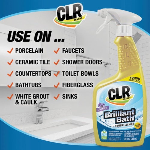 CLR® Lavender Brillant Bath Cleaner Perspective: back