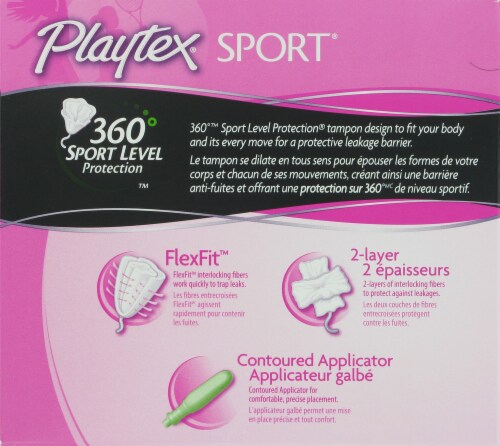 Playtex Sport Unscented Multi-Pack Tampons, 50 ct - Pay Less Super Markets