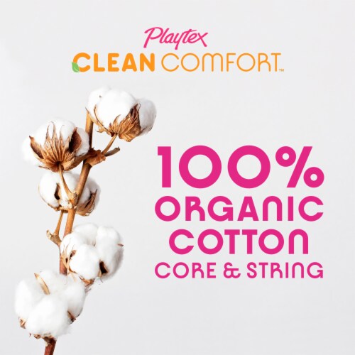 Playtex CLEAN Comfort Tampons Multi Pack Perspective: back