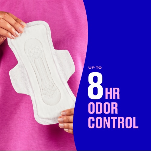 Carefree® Ultra Thin Pads Super Absorbency Unscented Perspective: back
