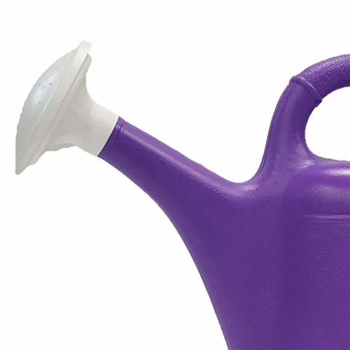 Union Products 63068 Indoor/Outdoor 2 Gallon Plastic Plant Watering Can, Purple Perspective: back