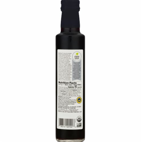 Madhava Organic Balsamic Vinegar Perspective: back