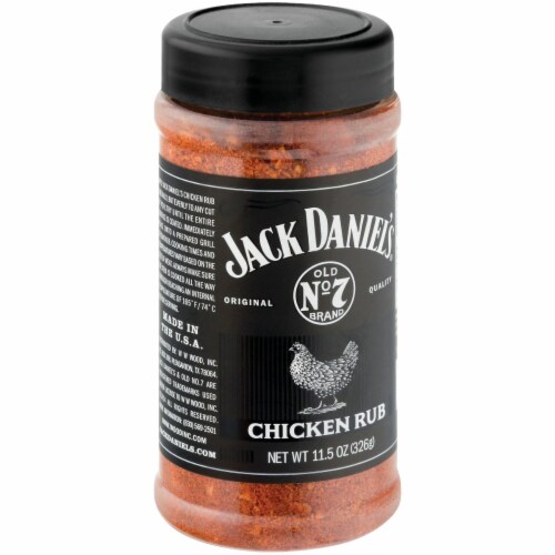 Jack Daniel's 11.5 Oz. Barbecue Chicken Rub Shake Spice 01762 Perspective: back
