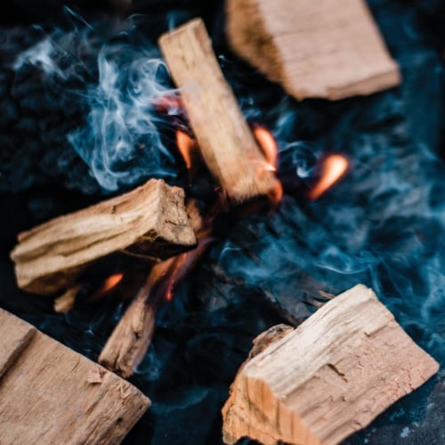 Western® Cherry BBQ Cooking Chunks Perspective: back