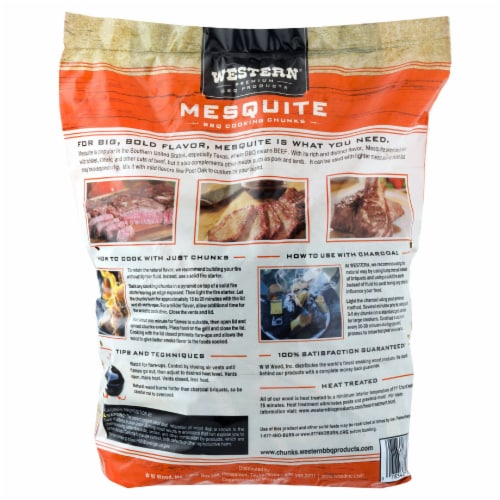 Western® Mesquite Cookin' Chunks Perspective: back