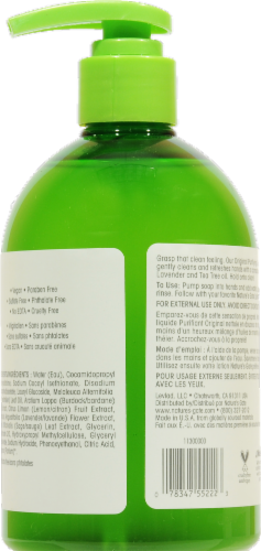 Nature's Gate Organics Purifying Liquid Soap Perspective: back